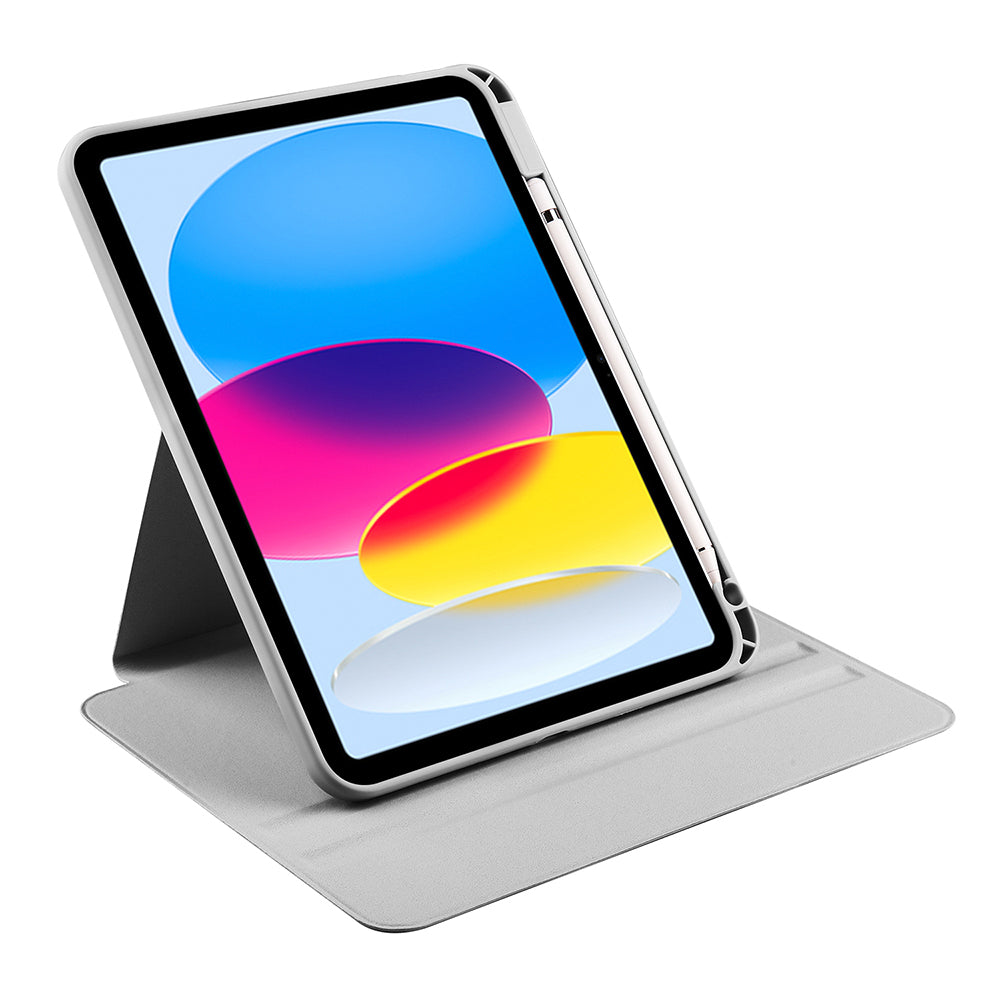 Apple iPad 11th Generation 2025 Case Zore Thermal Pen Compartment Rotating Stand Case Navy Blue