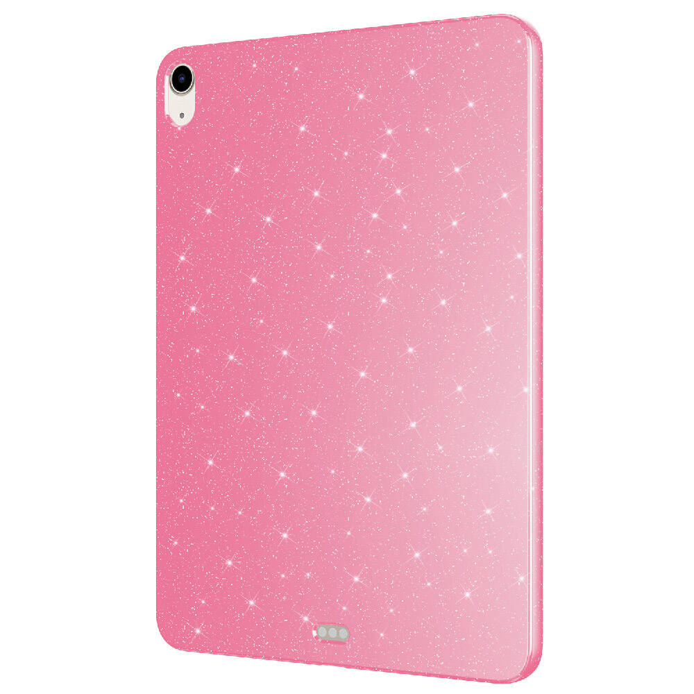 Apple iPad 11th Generation 2025 Glittery Shiny Zore Tablet Cotton Case Black