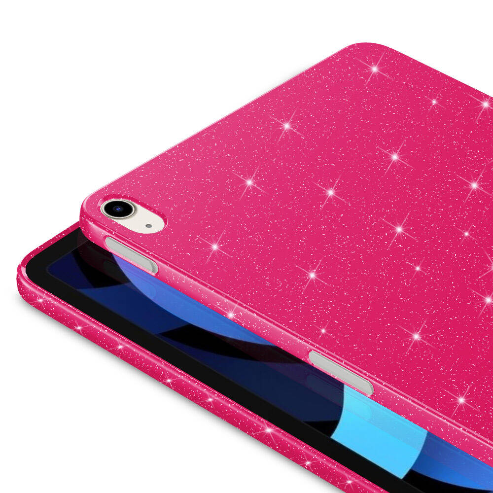 Apple iPad 11th Generation 2025 Glittery Shiny Zore Tablet Cotton Case Lilac