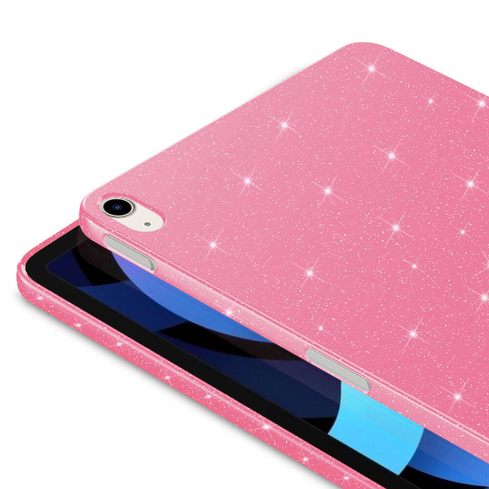 Apple iPad 11th Generation 2025 Glittery Shiny Zore Tablet Cotton Case Black