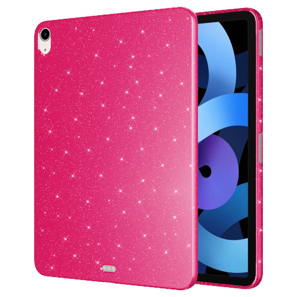 Apple iPad 11th Generation 2025 Glittery Shiny Zore Tablet Cotton Case Lilac