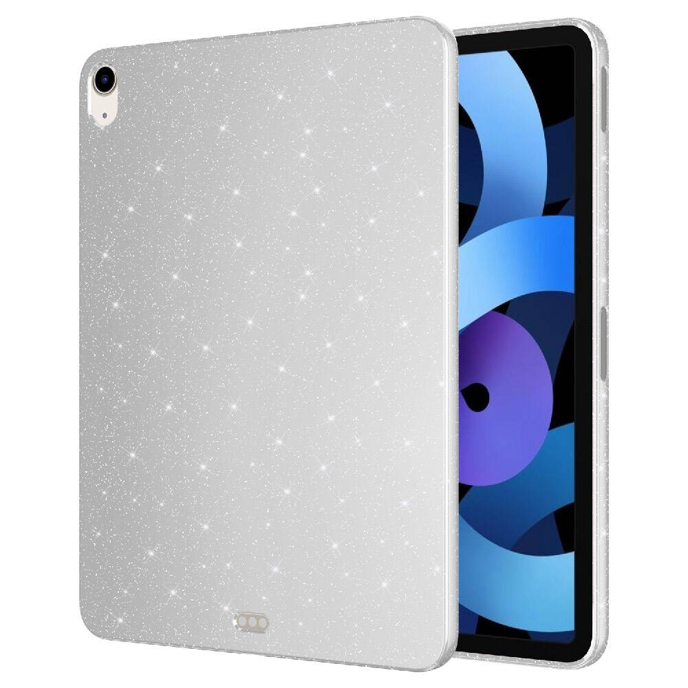 Apple iPad 11th Generation 2025 Glittery Shiny Zore Tablet Cotton Case Black