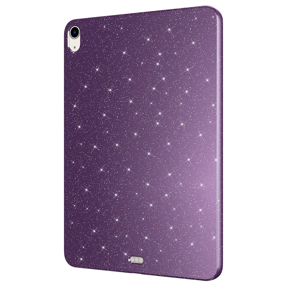 Apple iPad 11th Generation 2025 Glittery Shiny Zore Tablet Cotton Case Black