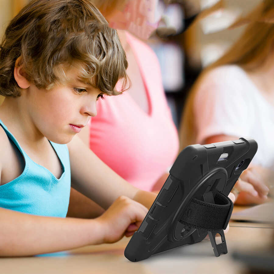 Apple iPad 11th Generation 2025 Zore Defender Tablet Silicone Black