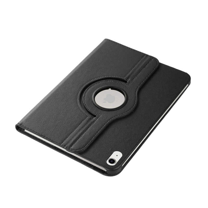 Apple iPad 11th Generation 2025 Zore Rotating Stand Case Pink Dark