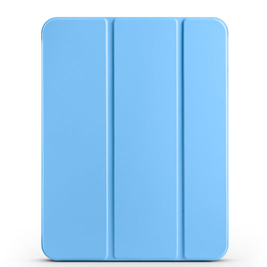 Apple iPad 11.Nesil 2025 Zore Smart Cover Kalem Bölmeli Standlı 1-1 Kılıf Mavi