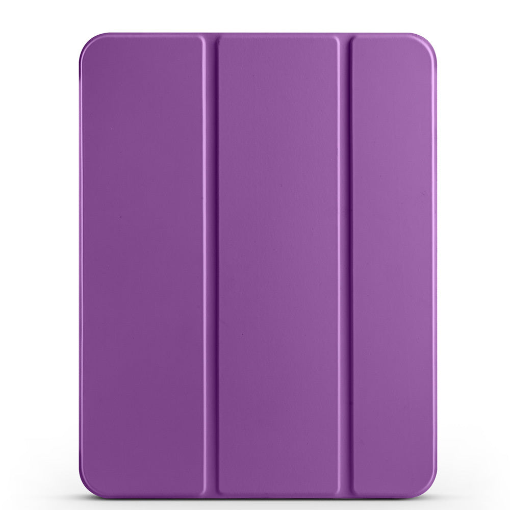 Apple iPad 11th Generation 2025 Zore Smart Cover with Pencil Compartment and Stand 1-in-1 Case Purple