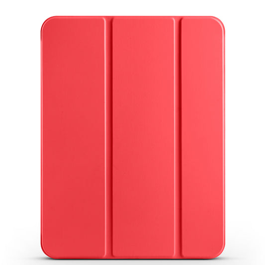 Apple iPad 11.Nesil 2025 Zore Smart Cover Kalem Bölmeli Standlı 1-1 Kılıf Kırmızı