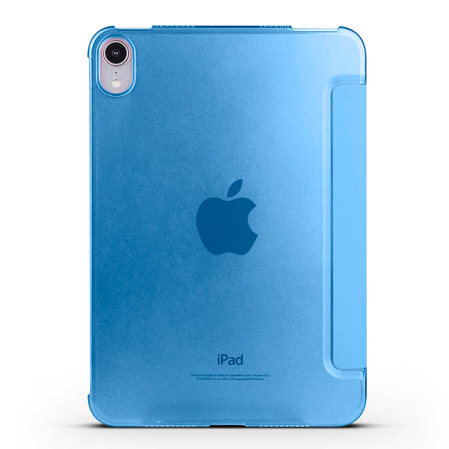 Apple iPad 11th Generation 2025 Zore Smart Cover Stand 1-in-1 Case Navy Blue