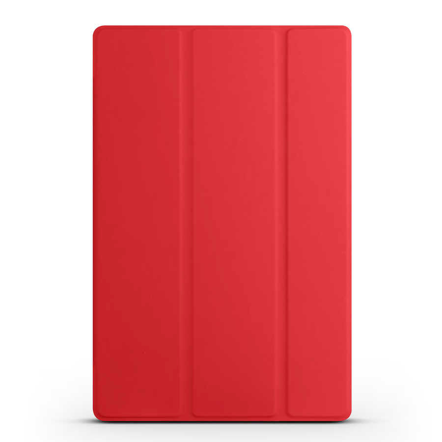 Apple iPad 11th Generation 2025 Zore Smart Cover Stand 1-in-1 Case Red