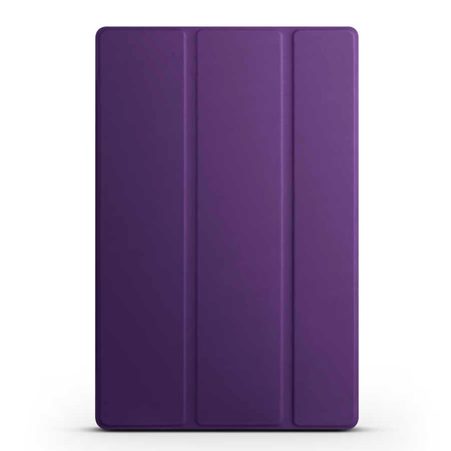 Apple iPad 11th Generation 2025 Zore Smart Cover Stand 1-in-1 Case Purple