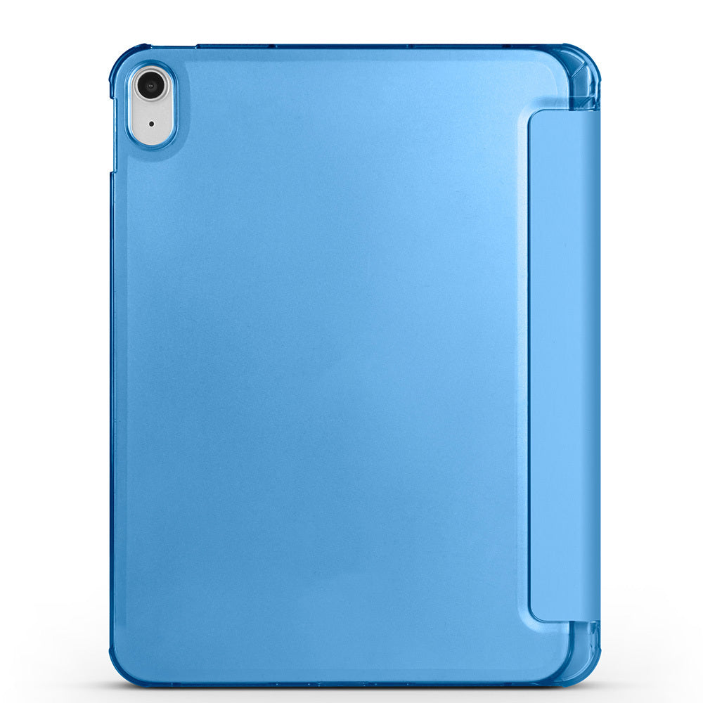 Apple iPad Air 10.9 2022 (10.Nesil) Zore Smart Cover Kalem Bölmeli Standlı 1-1 Kılıf Rose Gold