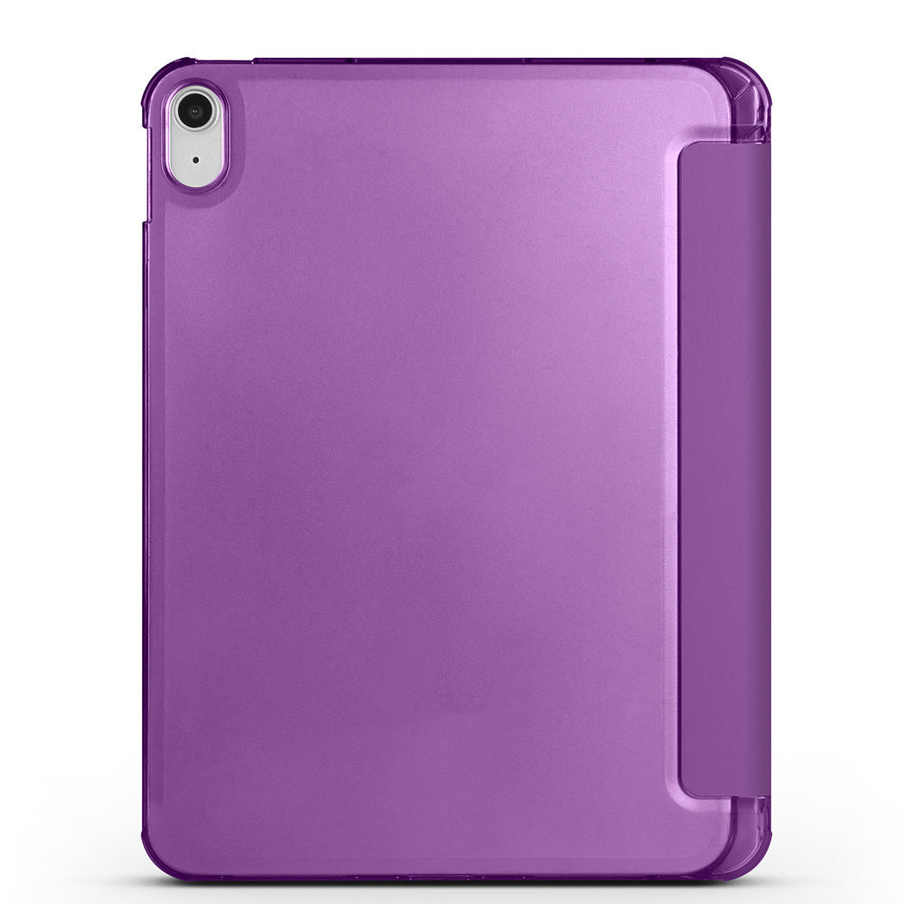 Apple iPad Air 10.9 2022 (10.Nesil) Zore Smart Cover Kalem Bölmeli Standlı 1-1 Kılıf Rose Gold