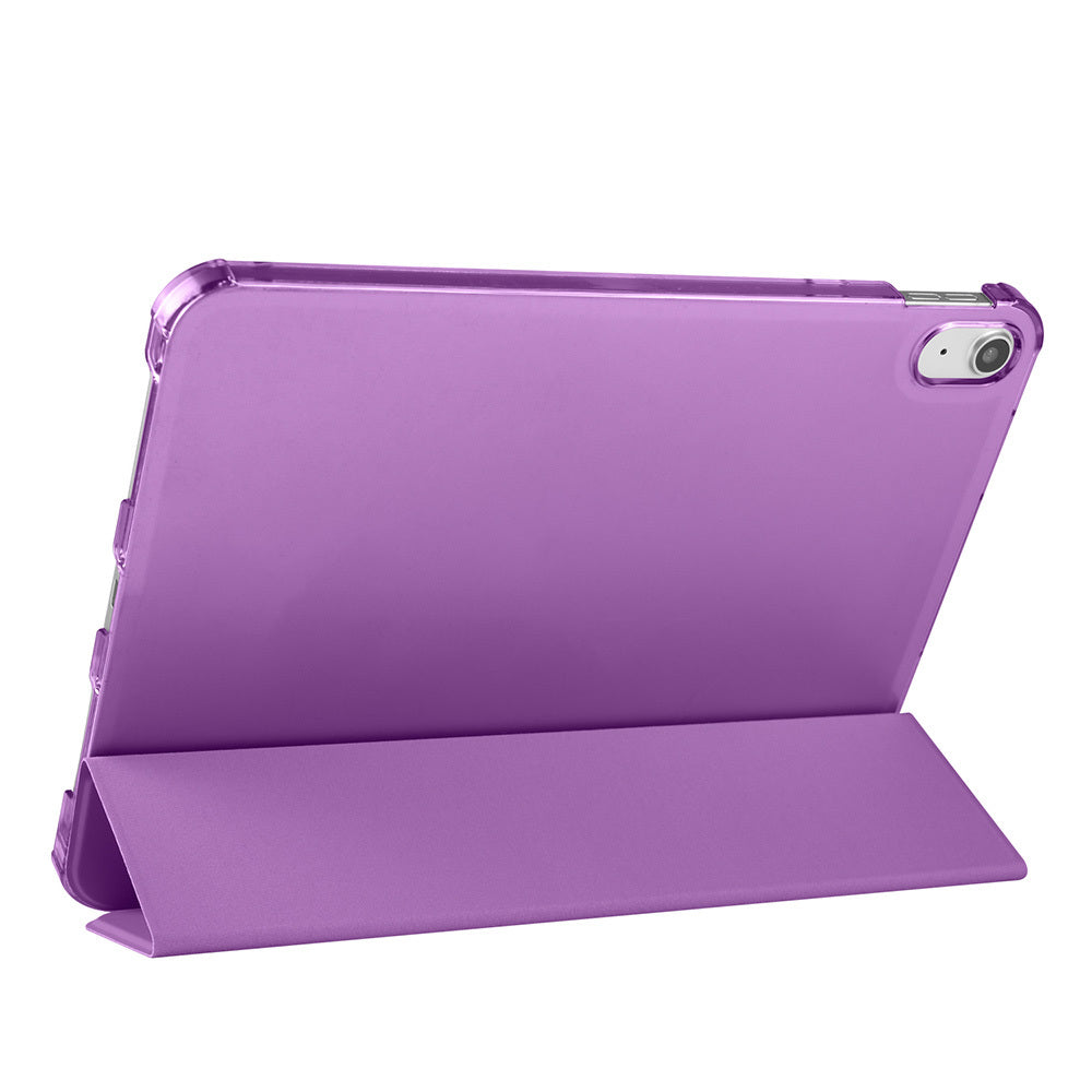 Apple iPad Air 10.9 2022 (10.Nesil) Zore Smart Cover Kalem Bölmeli Standlı 1-1 Kılıf Rose Gold