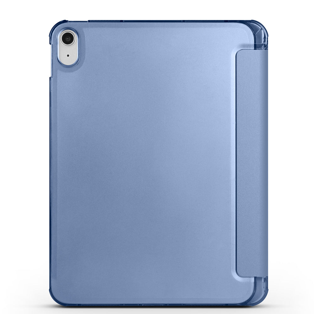 Apple iPad Air 10.9 2022 (10.Nesil) Zore Smart Cover Kalem Bölmeli Standlı 1-1 Kılıf Rose Gold