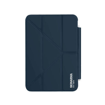 Apple iPad Air 10.9 2022 (5th Generation) Case SkinArma Magnetic Taihi Sora Case with Pencil Holder and Transparent Back Stand Red