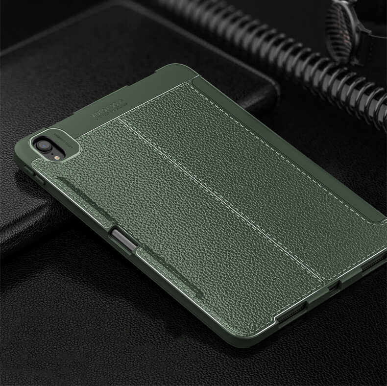 Apple iPad Air 10.9 2022 (5th Generation) Case Wlons Tablet Case Dark Green