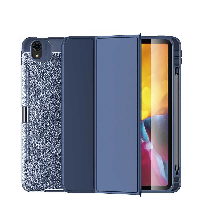 Apple iPad Air 10.9 2022 (5th Generation) Case Wlons Tablet Case Navy Blue