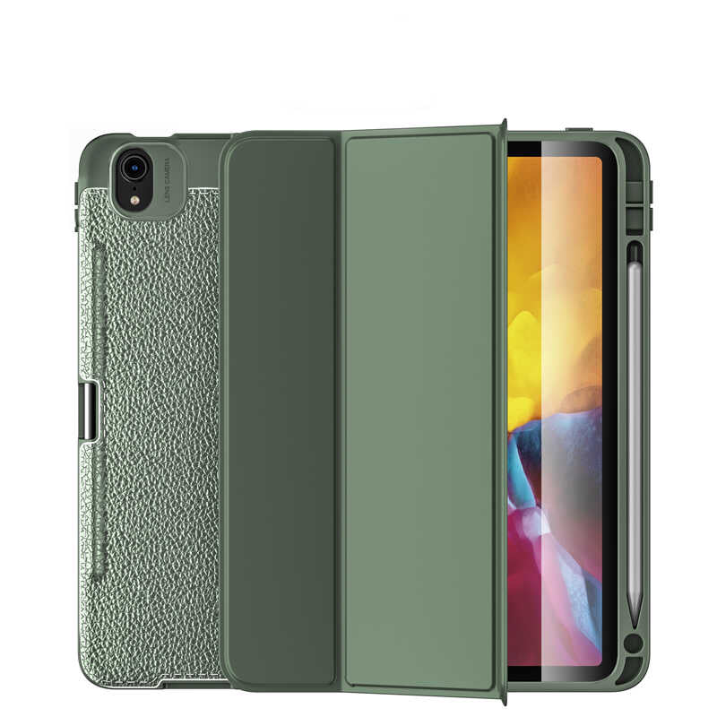 Apple iPad Air 10.9 2022 (5th Generation) Case Wlons Tablet Case Dark Green