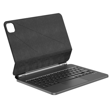 Apple iPad Air 10.9 2022 (5th Generation) Wiwu MK-003 Hidden Pen Compartment Keyboard Stand Case Black