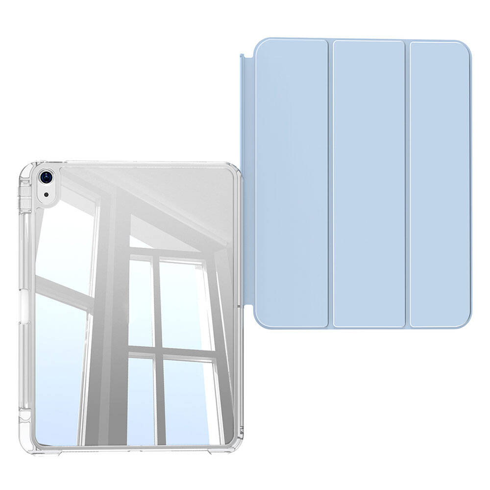 Apple iPad Air 11 2024 Case Magnetic Detachable Airbag Zore Sliding Tablet Case Lavender