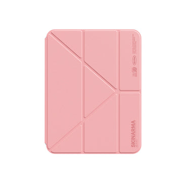 Apple iPad Air 11 2024 Kılıf Skinarma Kalemlikli Arkası Şeffaf Standlı Magnetik Zeta Kılıf