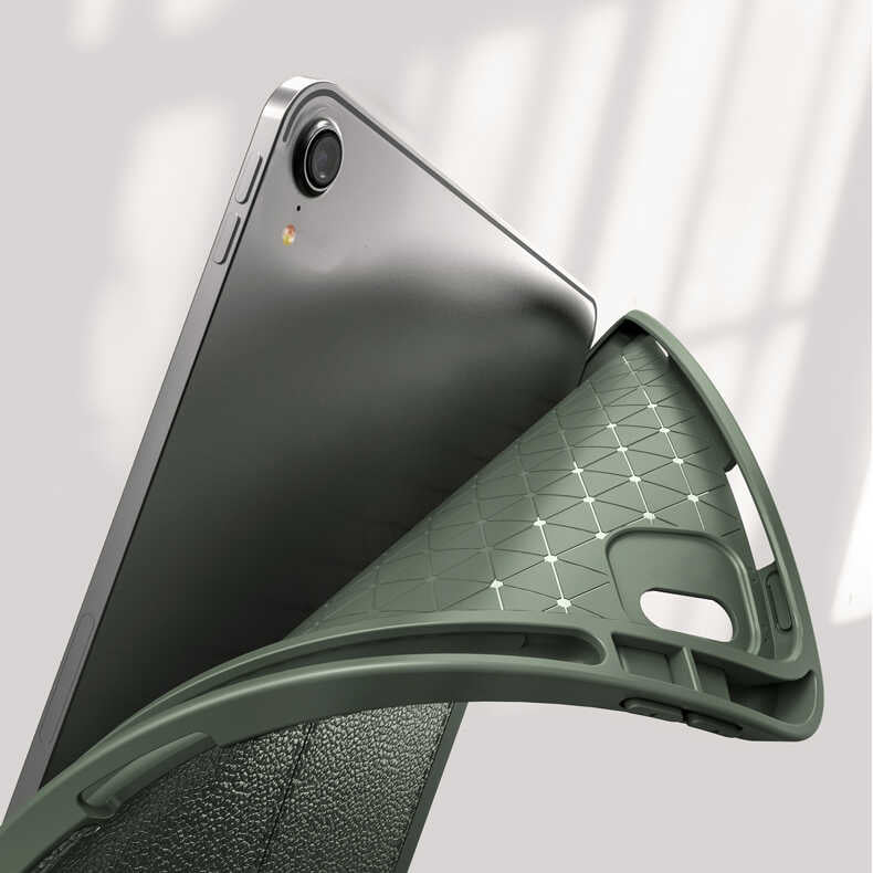 Apple iPad Air 11 2024 Kılıf Wlons Tablet Kılıf Siyah