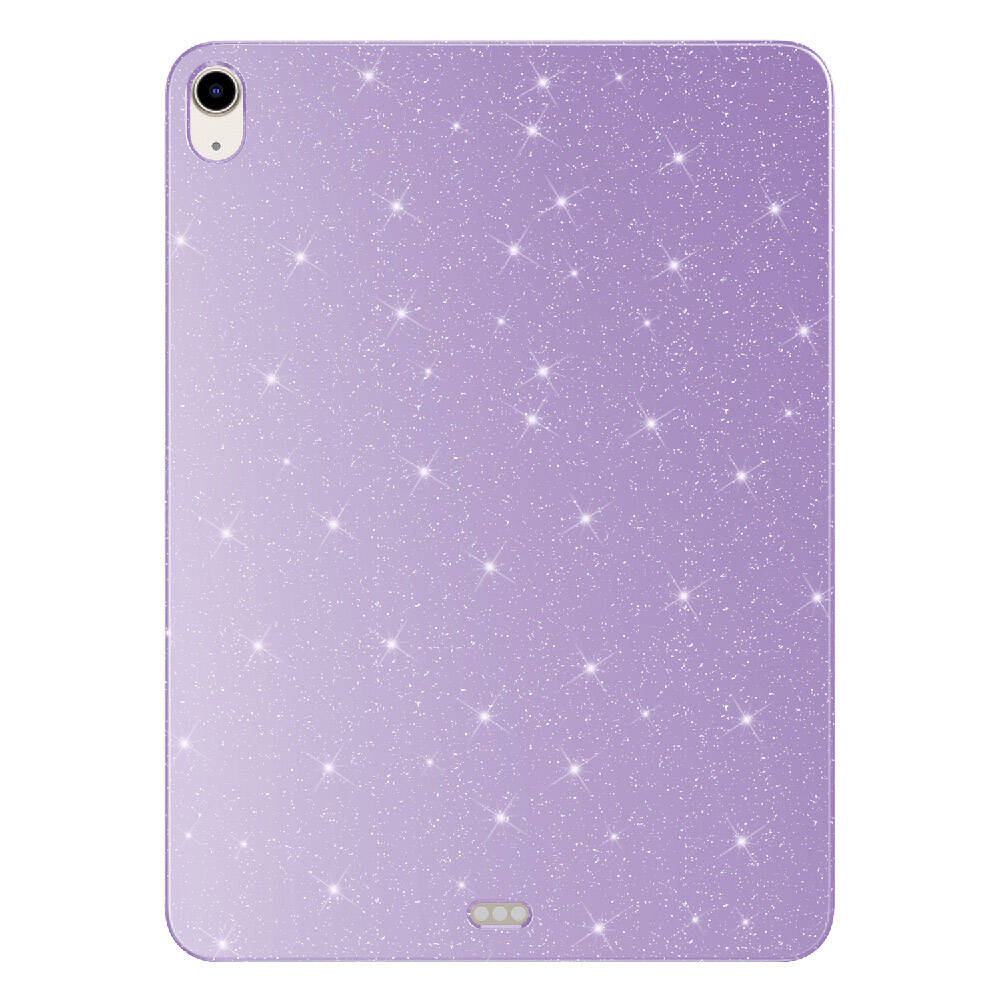 Apple iPad Air 11 2024 Glittery Shiny Zore Tablet Cotton Case Lilac