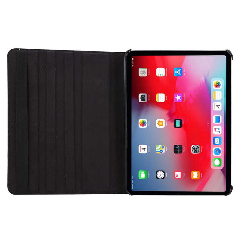 Apple iPad Air 11 2024 Zore Rotating Stand Case Pink Open