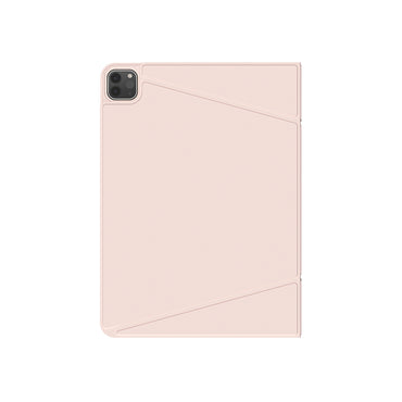 Apple iPad Air 11 2025 M3 Amazingthing Matte Pro Mag Folio Katlanabilir Magnetik Standlı Kılıf Pembe