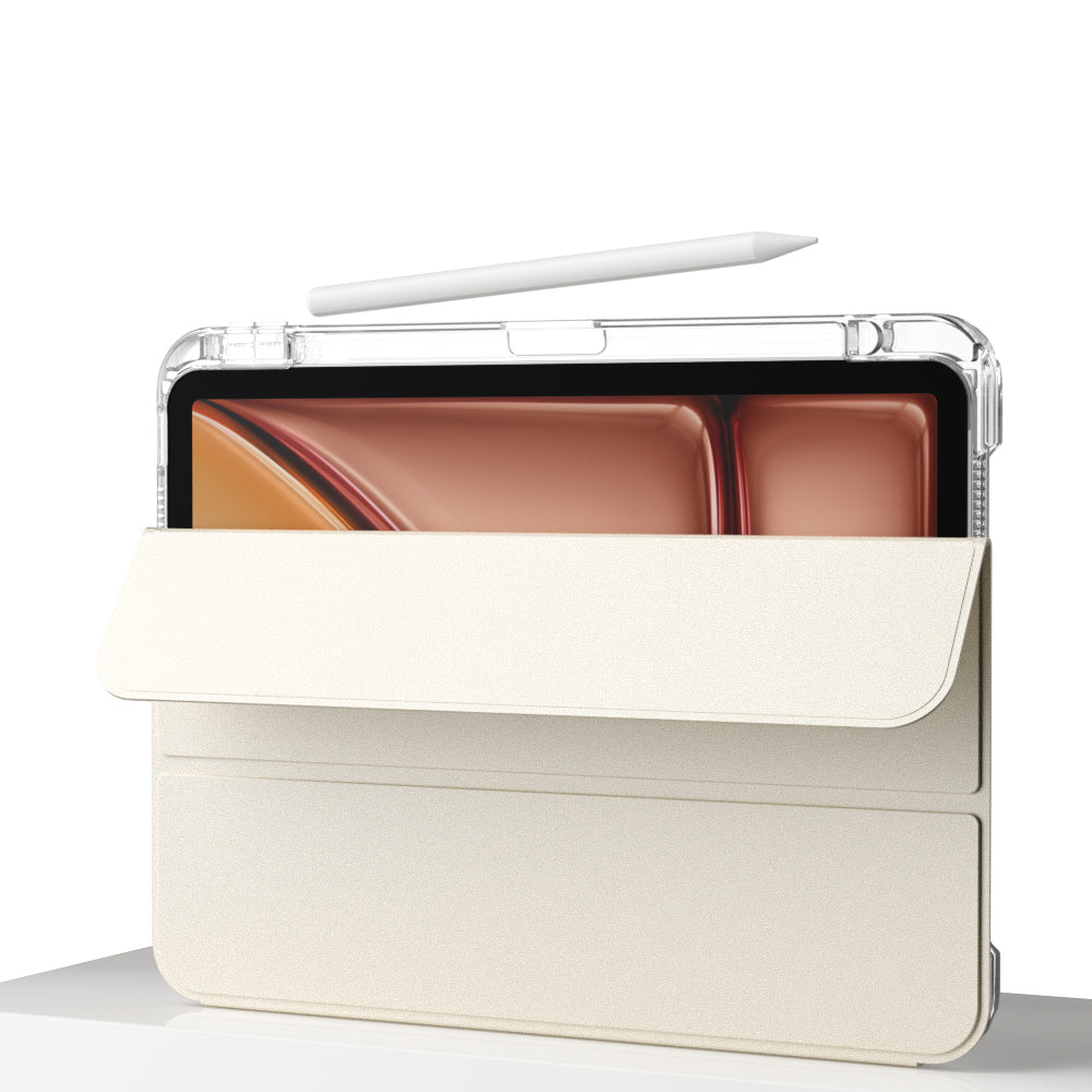 Apple iPad Air 11 2025 M3 Case Magnetic Detachable Airbag Zore Sliding Tablet Case Pink Light