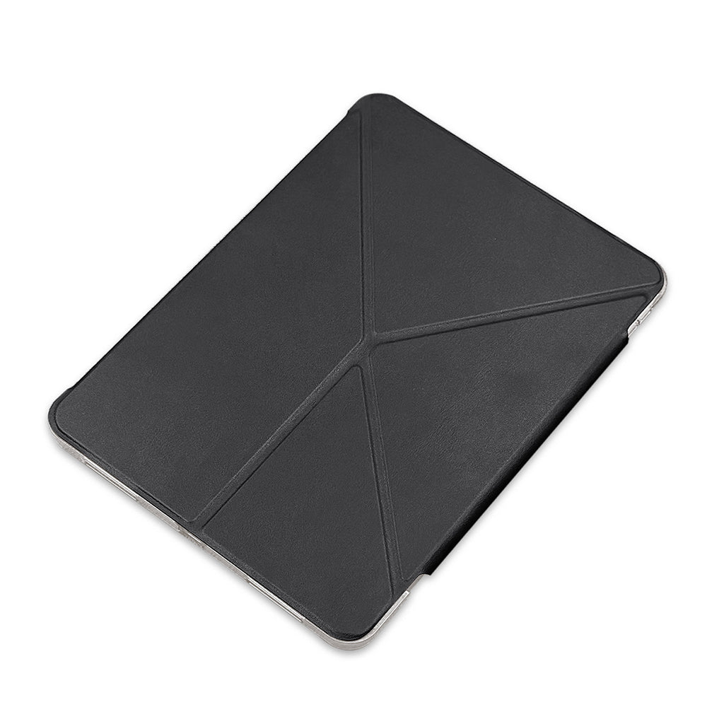 Apple iPad Air 11 2025 M3 Raptic Clear Folio Airbag Transparent Cover Foldable Stand Case Navy Blue