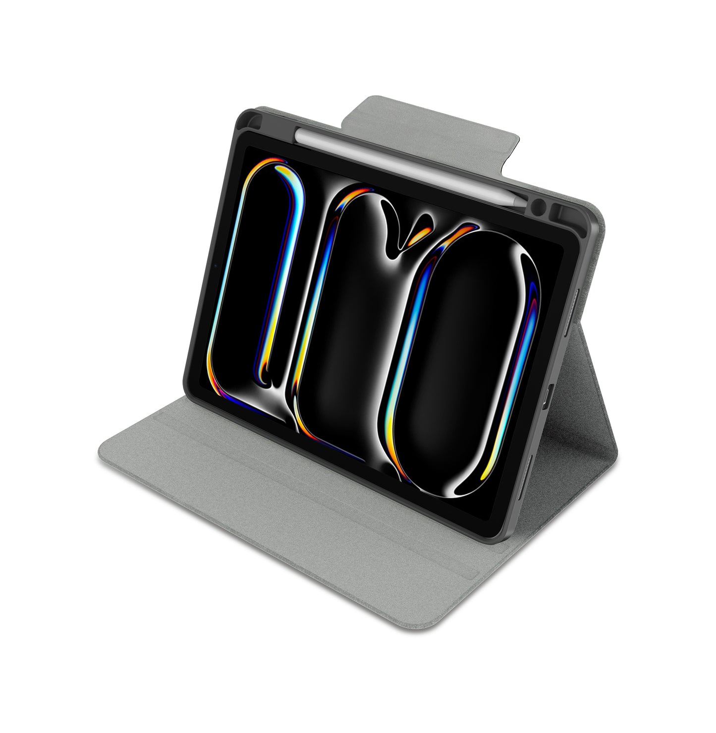 Apple iPad Air 11 2025 M3 Raptic Spin Detachable Folio PU Ayrılabilir Kalem Bölmeli Standlı Kılıf Lacivert