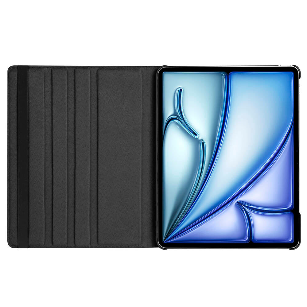 Apple iPad Air 13 2024 Zore Rotating Stand Case Navy Blue
