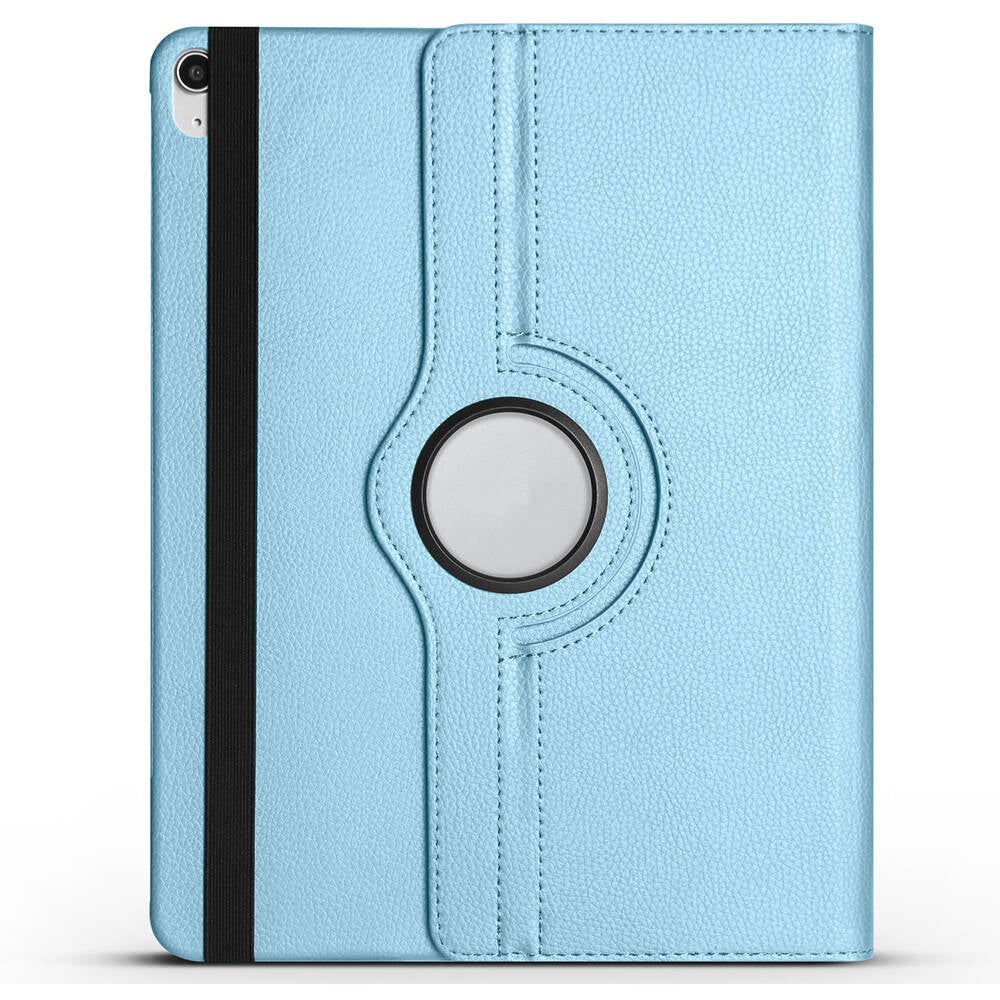 Apple iPad Air 13 2024 Zore Rotating Stand Case Blue