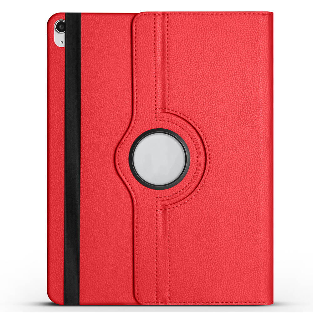 Apple iPad Air 13 2024 Zore Rotating Stand Case Red