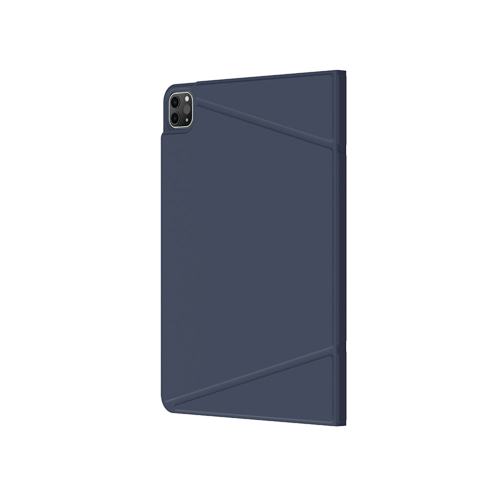 Apple iPad Air 13 2025 M3 Amazingthing Matte Pro Mag Folio Foldable Magnetic Stand Case Blue