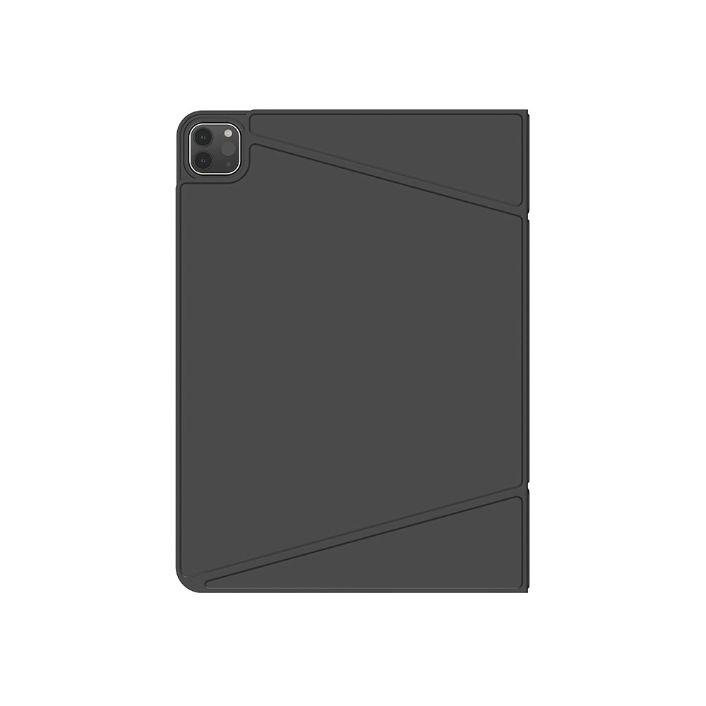 Apple iPad Air 13 2025 M3 Amazingthing Matte Pro Mag Folio Foldable Magnetic Stand Case Black