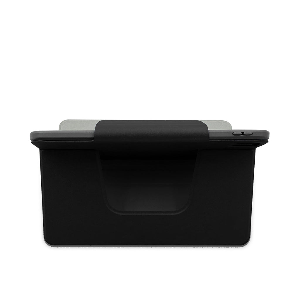 Apple iPad Air 13 2025 M3 Raptic Spin Detachable Folio PU Ayrılabilir Kalem Bölmeli Standlı Kılıf Siyah