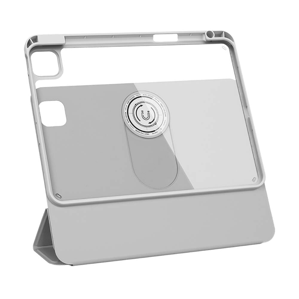 Apple iPad Air 13 2025 M3 Wiwu 360° Rotating Stand Magnetic Protective Tablet Case Gray