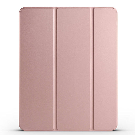 Apple iPad Air 13 2025 M3 Zore Smart Cover with Pencil Compartment and Stand 1-in-1 Case Rose Gold