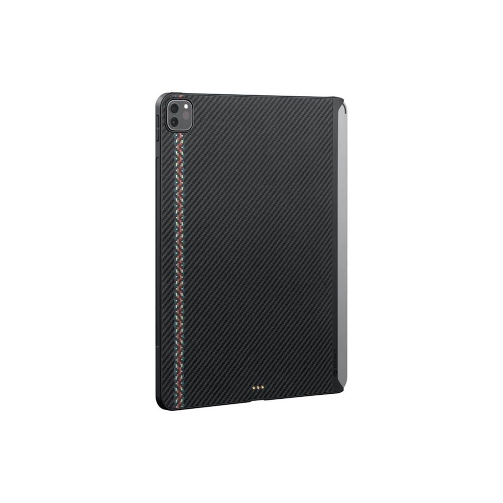 Apple iPad Pro 11 2021 (3rd Generation) Case Aramid Fiber Pitaka Ultra-Slim Classic Series Tablet Cover Black-Red