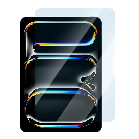 Apple iPad Pro 11 2024 CaseWorld Eyesafe Mavi Işık Teknolojili Temperli Cam Ekran Koruyucu + Uygulama Aparatı Şeffaf