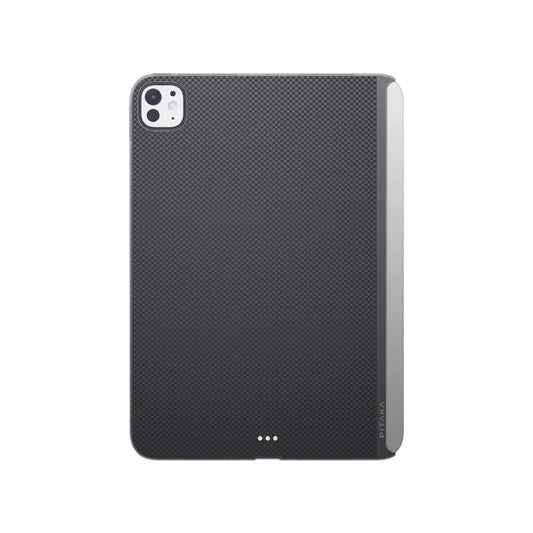 Apple iPad Pro 11 2024 Kılıf Aramid Fiber Pitaka Ultra-Slim Classic Serisi Tablet Kapak Siyah