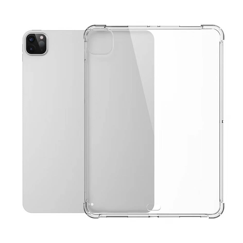 Apple iPad Pro 11 2024 Case Zore Tablet Nitro Anti Shock Silicone Cover Transparent