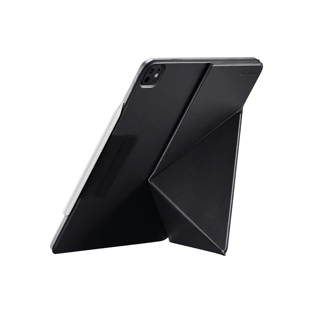 Apple iPad Pro 11 2024 Pitaka MagEZ Folio 2 Case with Pen Compartment and Stand, Black