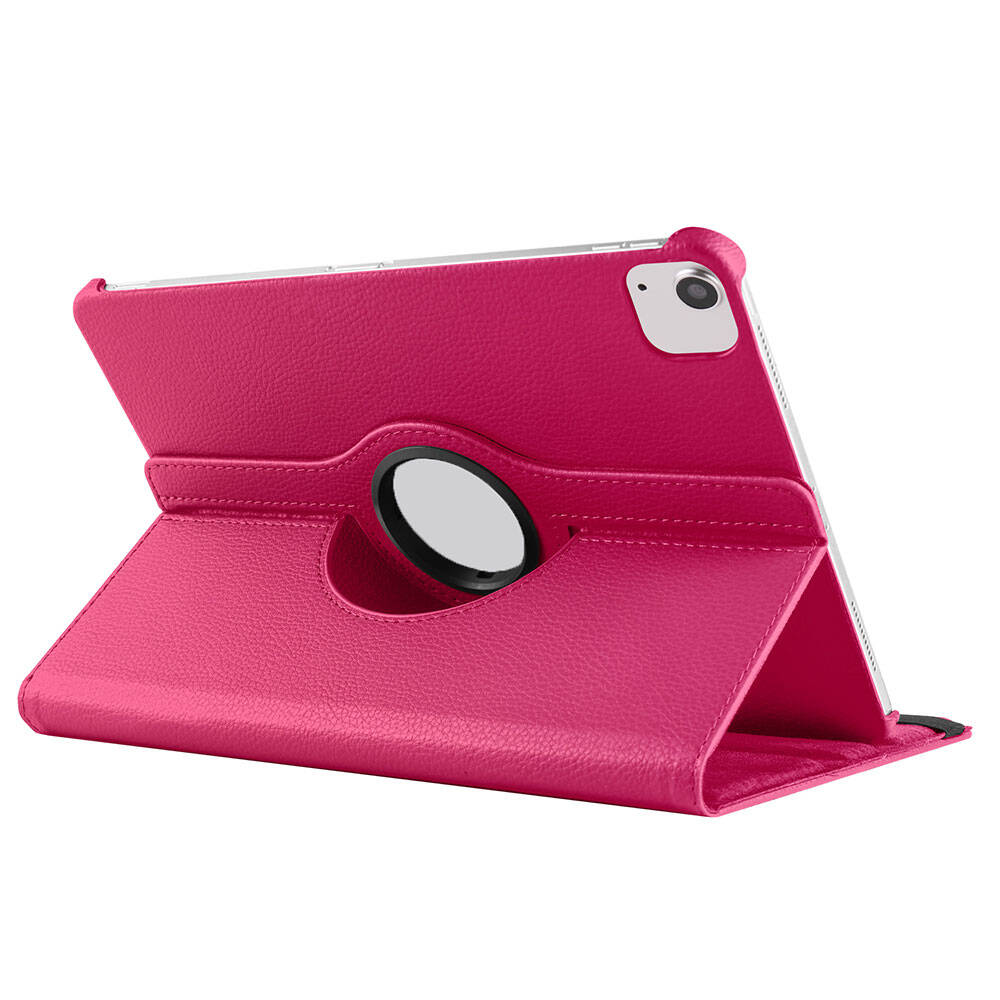 Apple iPad Pro 11 2024 Zore Rotating Stand Case Pink Dark