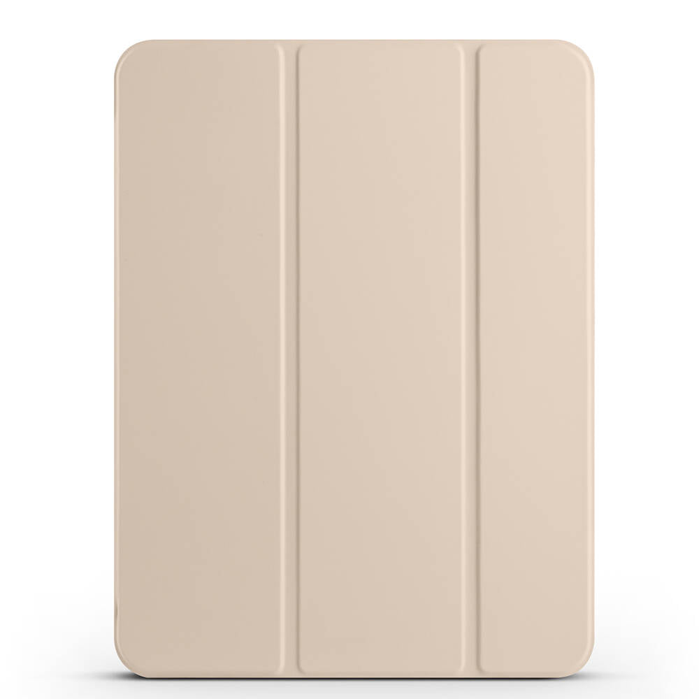 Apple iPad Pro 11 2024 Zore Smart Cover with Pencil Compartment and Stand 1-in-1 Case Gold
