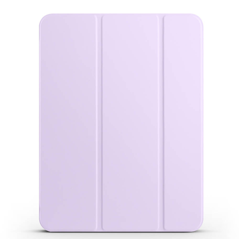 Apple iPad Pro 11 2024 Zore Smart Cover with Pencil Compartment and Stand 1-in-1 Case Lilac