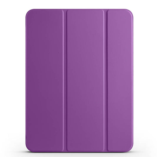 Apple iPad Pro 11 2024 Zore Smart Cover with Pencil Compartment and Stand 1-in-1 Case Purple